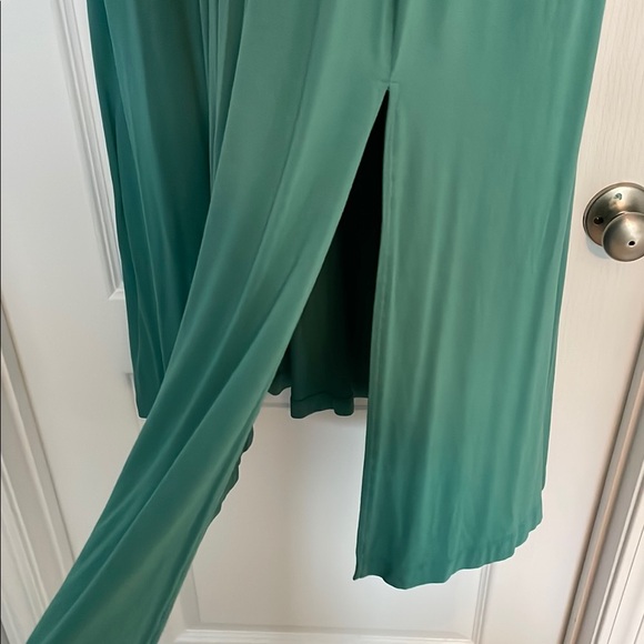 A New Day Green Sleeveless Scoop Neck Midi Sundress - Picture 2 of 4